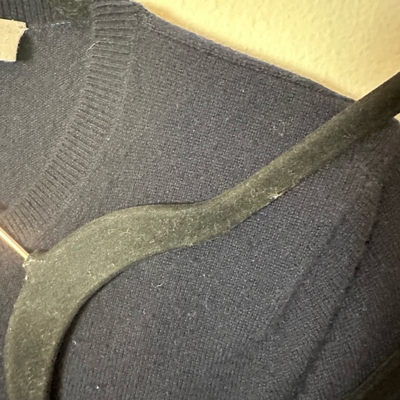 Everlane 100% Cashmere Crew Sweater Dark Navy Blue Ink Small - Picture 6 of 9